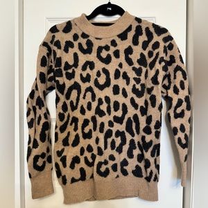 Jcrew Leopard Sweater
